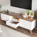 Meuble TV Blanc et Bois