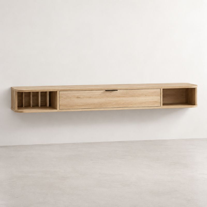 Meuble TV Suspendu 140 cm - Tor | Chic, Robuste et Fonctionnel