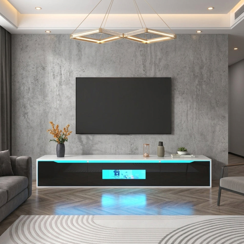 Meuble TV LED 180 cm - Bo | Design & Rangement Optimisé
