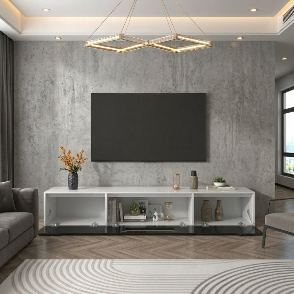 Meuble TV LED 180 cm - Bo | Design & Rangement Optimisé