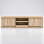 Meuble TV 140 cm Bois - William | Élégance et Praticité
