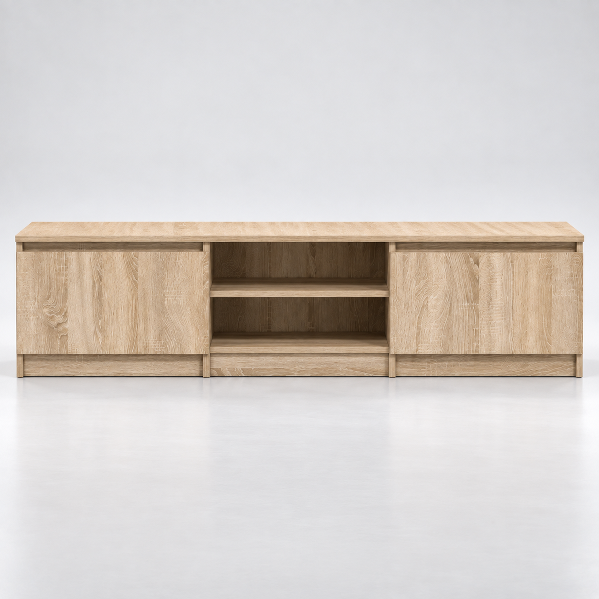 Meuble TV 140 cm Bois - William | Élégance et Praticité