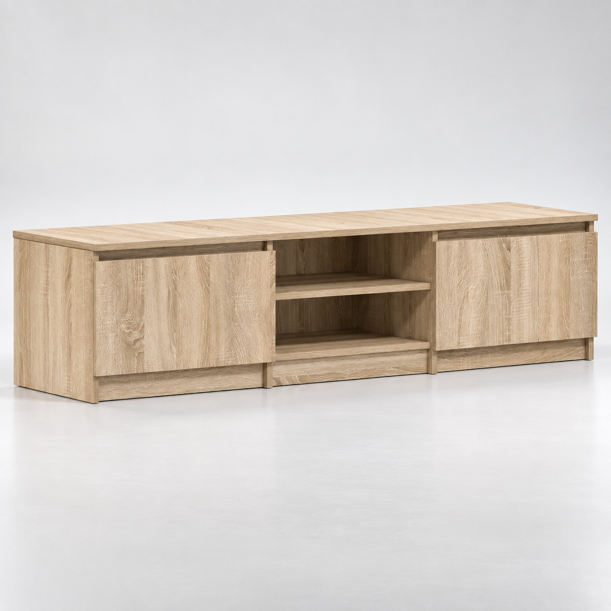 Meuble TV 140 cm Bois - William | Élégance et Praticité