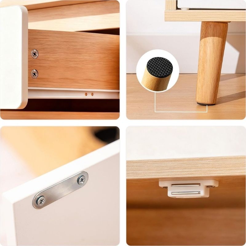 Meuble Tv Blanc Moderne - Jonas | Rangement Malin et Éxtensible