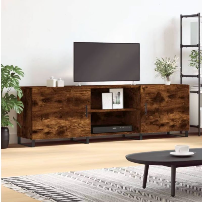 Meuble TV Design Marron - Mattias | Le Meuble qui Sublime Votre Salon