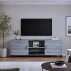 Meuble TV Gris Clair - Erling | Design & Rangement Optimisé