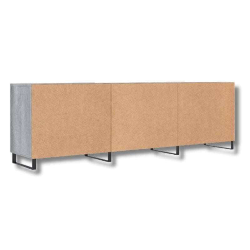 Meuble TV Gris Clair - Erling | Design & Rangement Optimisé