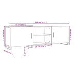 Meuble TV Gris Clair - Erling | Design & Rangement Optimisé
