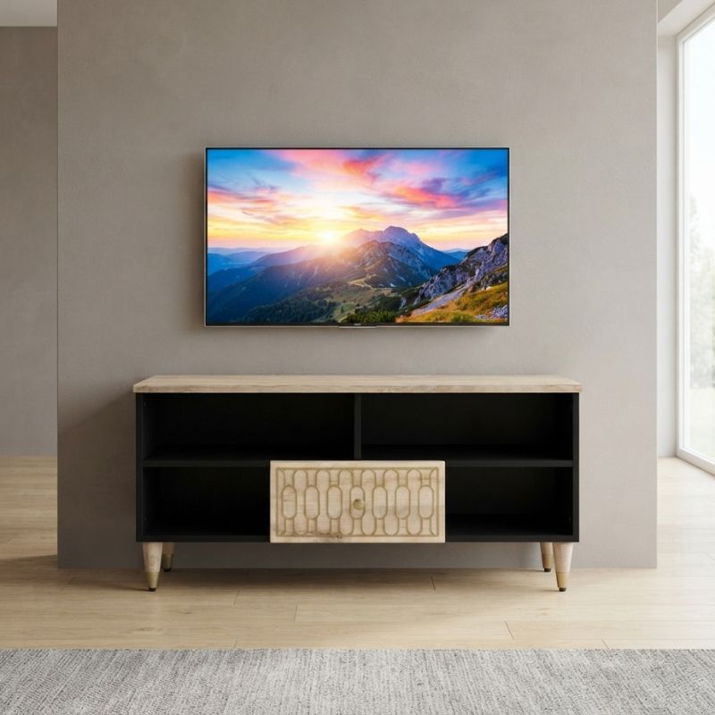 Meuble TV Largeur 100 cm - Mathias | Élégance et Praticité