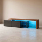 Meuble Tv Led en Bois - Ivar | Style Moderne pour Votre Salon