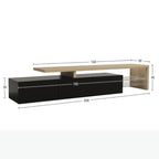 Meuble Tv Led en Bois - Ivar | Style Moderne pour Votre Salon