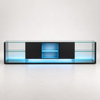 Meuble TV LED Noir - Knut | Élégance et Praticité