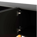 Meuble TV Noir 180 cm - Johan | Élégance et Praticité