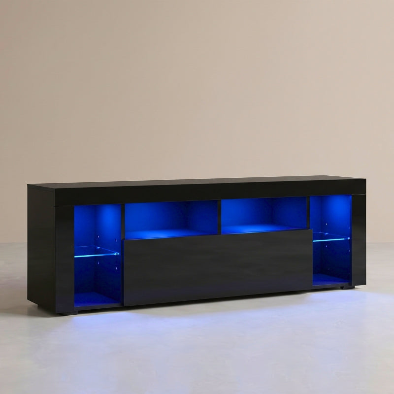 Meuble Tv Noir Design - Vidar | Design & Éclairage LED