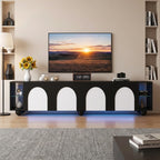 Meuble TV Noir et Blanc - Gunnar | Chic, Robuste et Fonctionnel