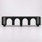 Meuble TV Noir et Blanc - Gunnar | Chic, Robuste et Fonctionnel