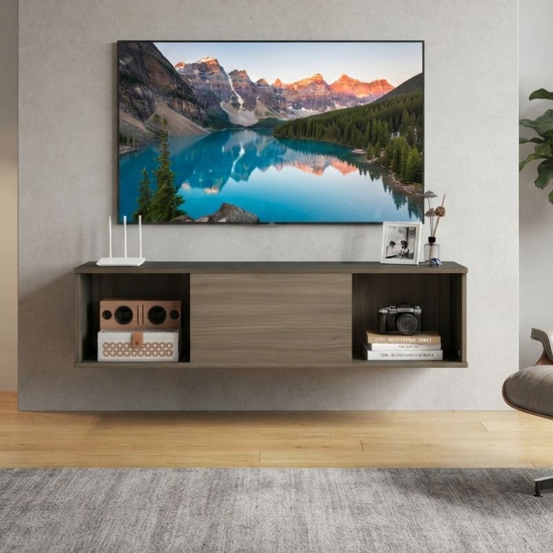 Meuble TV Suspendu 180 cm - Kristian | Le Meuble qui Sublime Votre Salon